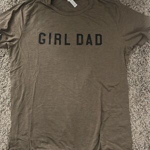 Army Green 'Girl Dad' T-Shirt